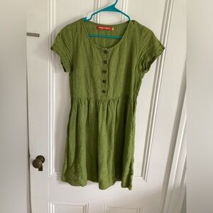 Pyne & Smith moss green altered to be like longer no 10